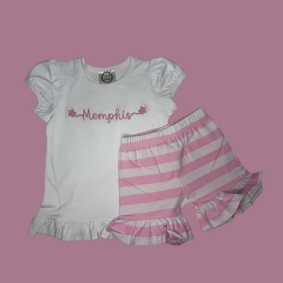 Daisy Ruffle Play Set -Pink