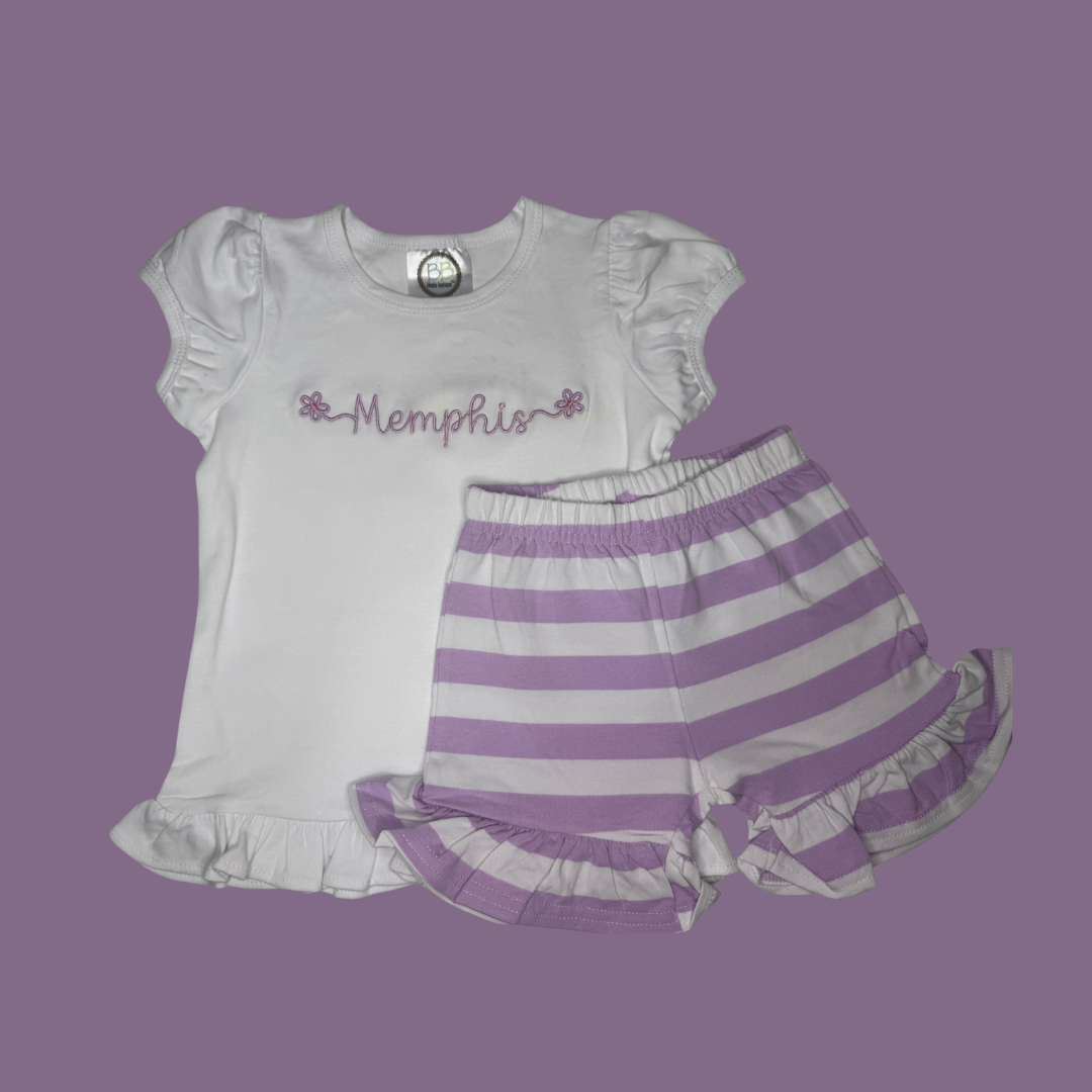 Daisy Ruffle Play Set - Purple