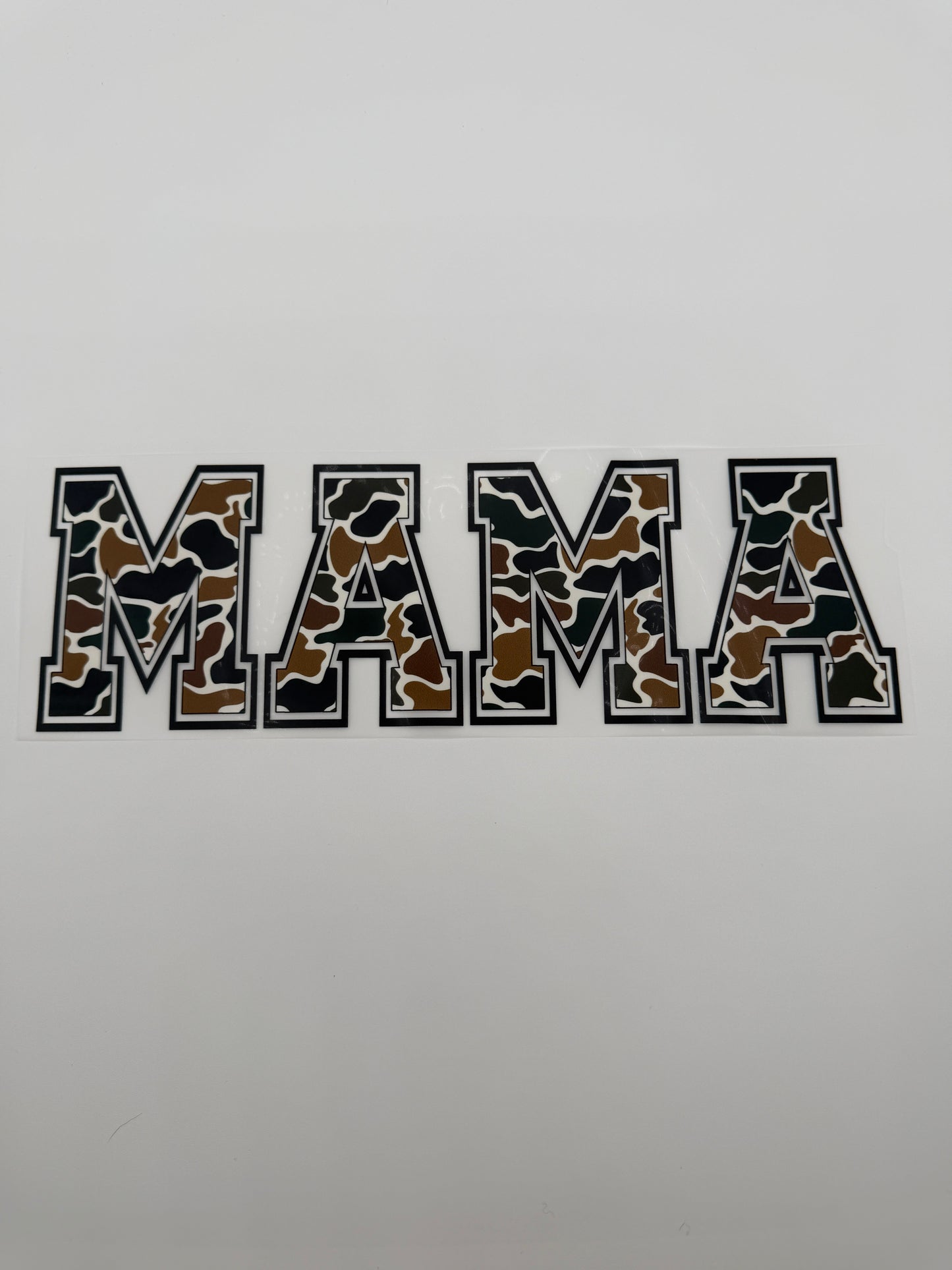 Duck Camo MAMA Transfer