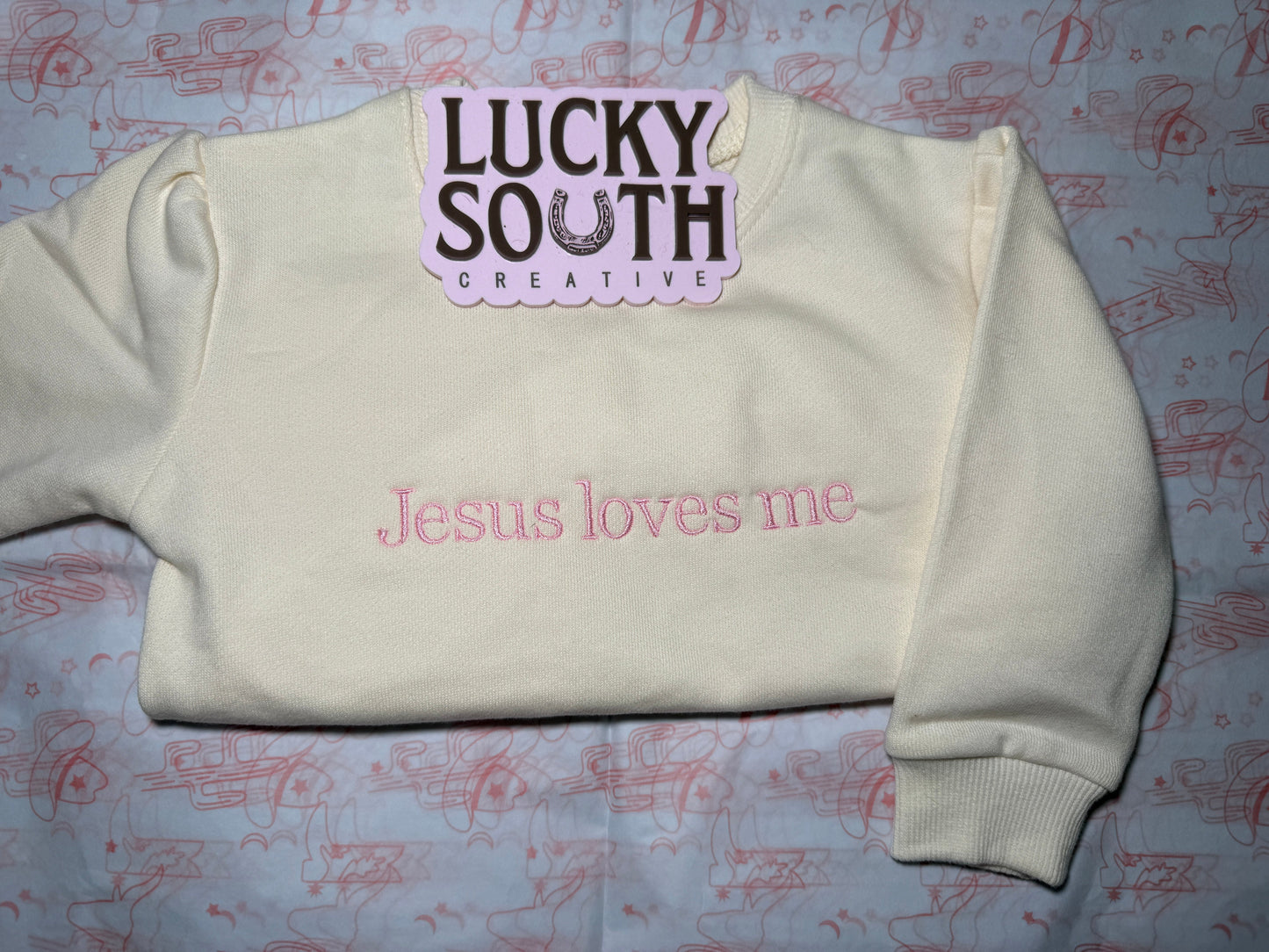 Jesus loves me sweatshirt